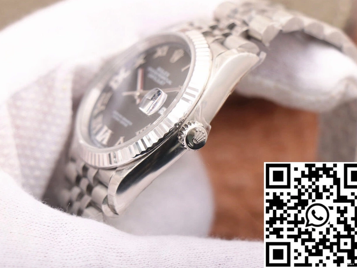 Dial Rolex EW Datejust Factory Diamond-set Black M126233 1221